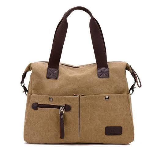 High Quality Solid Color Canvas Handbag For Women