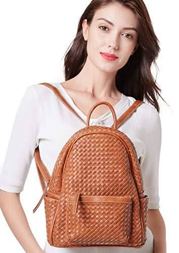 Women Backpack Purse Woven Trendy Stylish