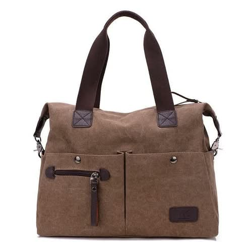 High Quality Solid Color Canvas Handbag For Women