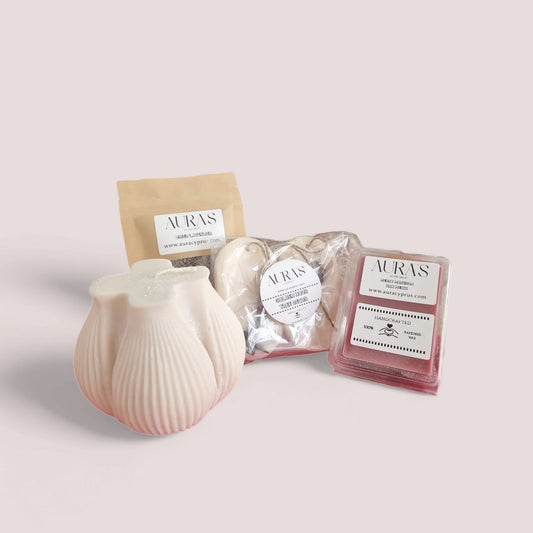 Valentine's Gift Set: Candle, Wax Melt & Lavender Bliss