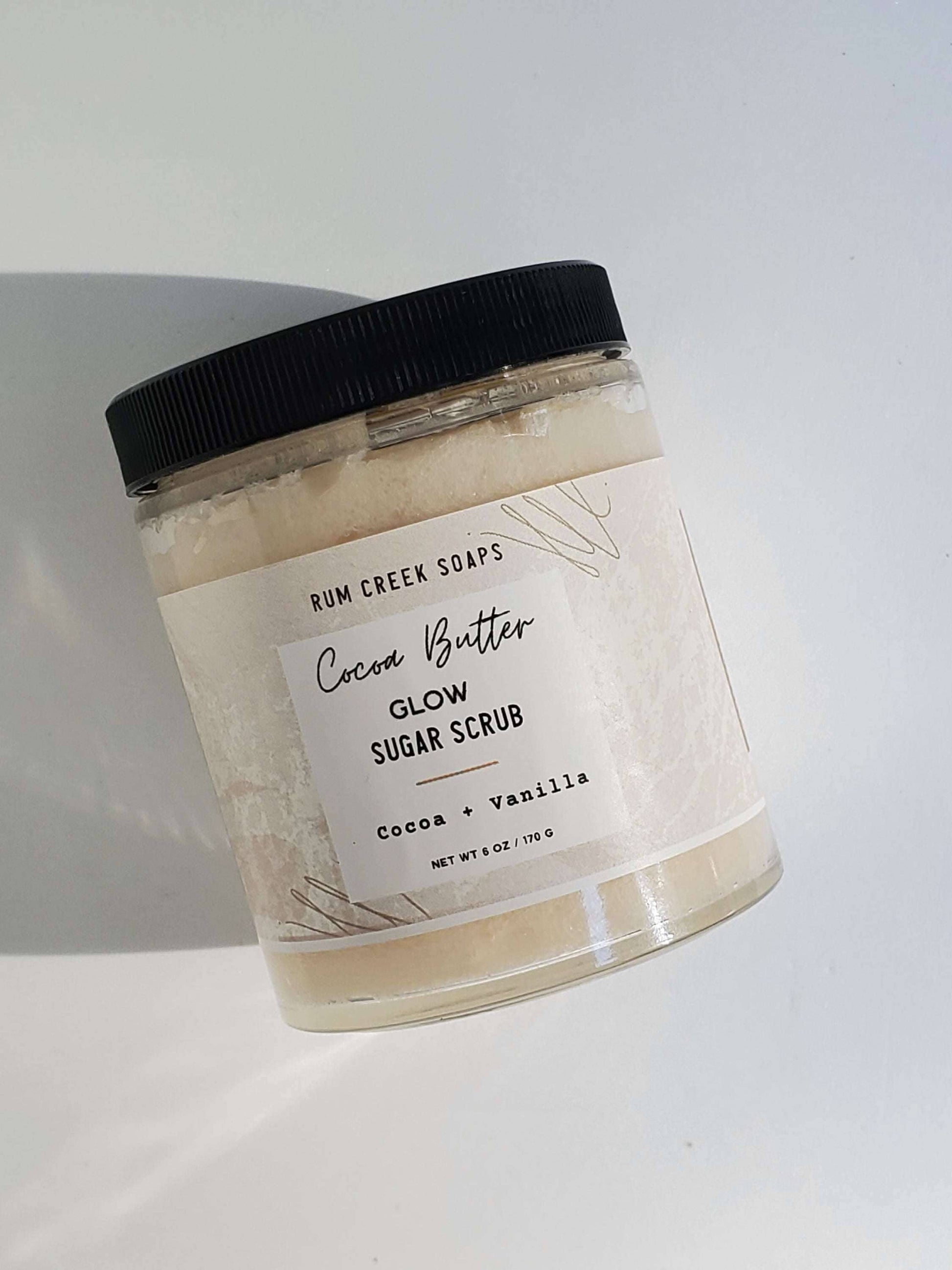 Cocoa Butter Glow Sugar Scrub Skincare Gold Epimetheus 