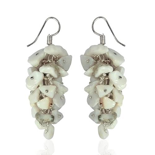 Opal Natural Chip Beads Earrings for Women, Girls