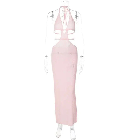 dress Fibobus DropShipping Pink S 