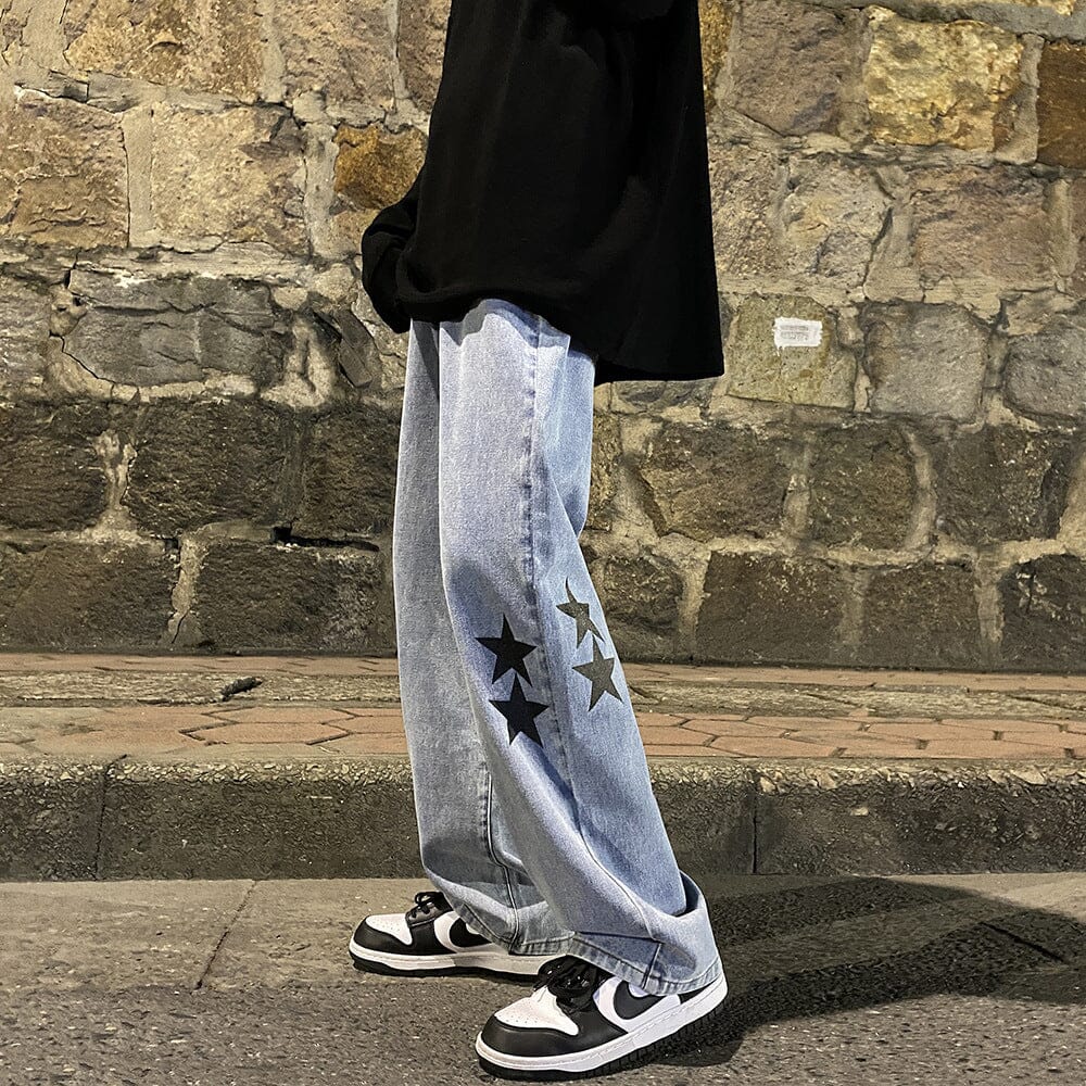 European and American high street Vibe pants Instagram trendy eprolo blue S 