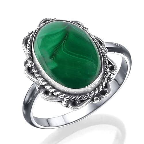 Green Quartz Gemstone Adjustable Ring Rings Amethyst Hector 