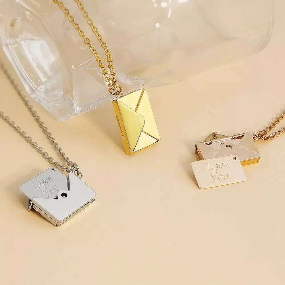 Love letter necklace Fibobus DropShipping 