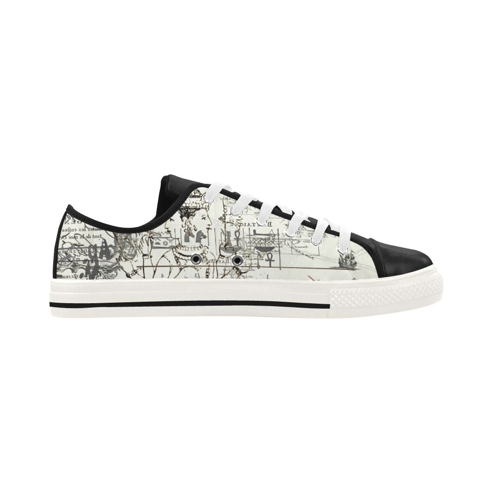 MAP AND SOME ILLUSTRATIONS Low Top Action Leather Men's Shoes Women's Clothing Lilac Angel 