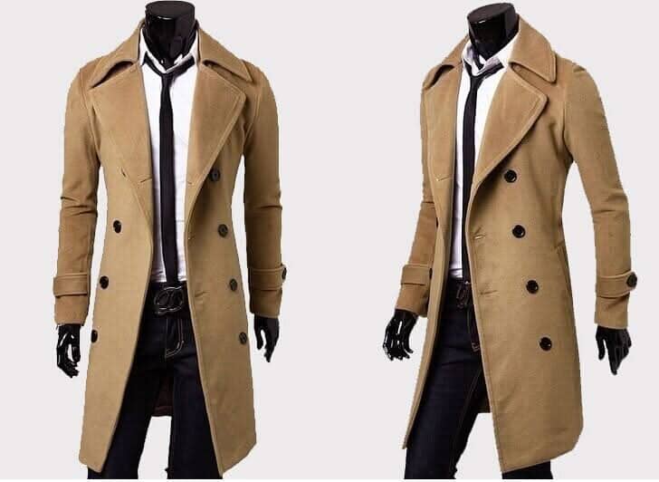 Mens Designer Clothing Trench Coats Free Shipping Winter Fashion Home & Garden Blue Charlie 