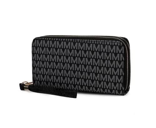 Noemy M Signature Wallet/Wristlet Handbag Women Women's Clothing Pink Orpheus Black 