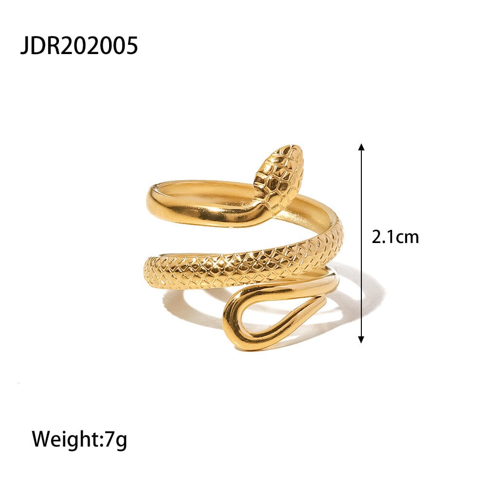 Retro style ring snake shaped ring women's ring fashionable eprolo JDR202005 