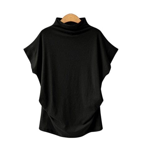 Summer Female Cotton Blouse Women Wholesale Women Blouse Cotton High Quality eprolo Black S 