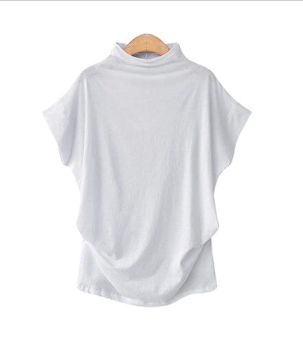 Summer Female Cotton Blouse Women Wholesale Women Blouse Cotton High Quality eprolo White S 